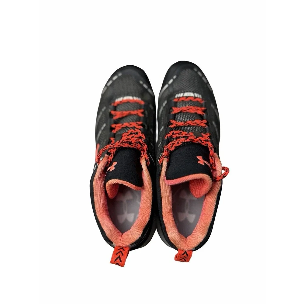Under Armour Verge Low Hiking Shoes Men’s 8.5 Black Red Michelin Trail NWOB